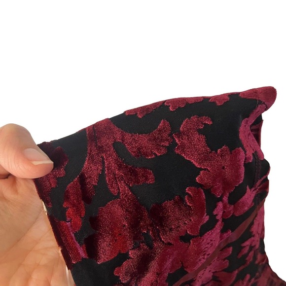 Free People Intimately Magic Hour Crop Top Velvet Burnout - Picture 7 of 8